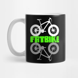 Fatbike, fat bike, fat tires bike bicycle lovers Mug